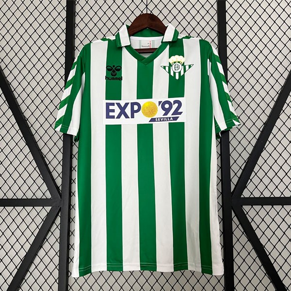 Tailandia Camiseta Real Betis Replica Primera Ropa ML Retro 1988 1989